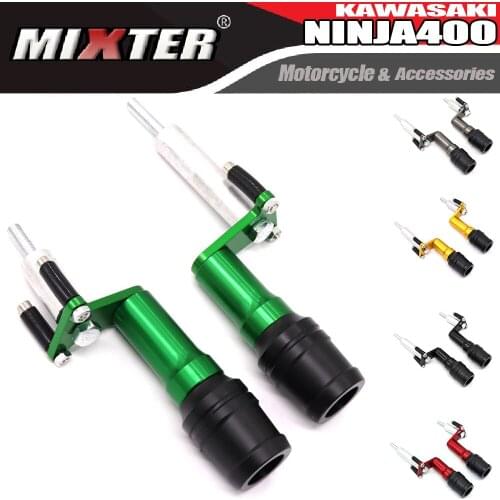 Motorcycle Falling Protection Frame Slider Fairing Guard Anti Crash Pad Protector For KAWASAKI NINJA400 2018-2021 Ninja 400 2020