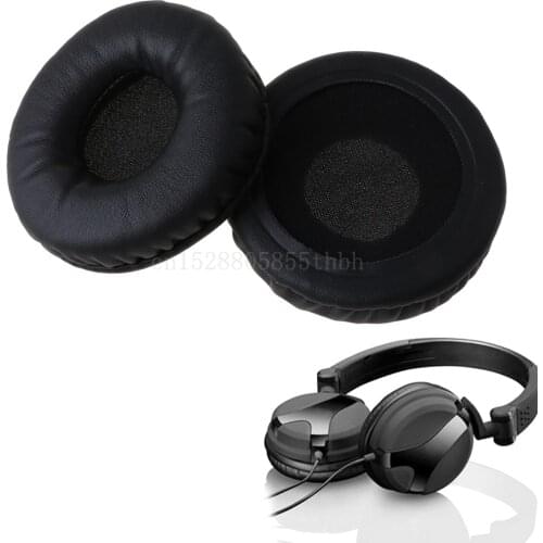 1Pair Replacement Ear Cushion Cover Leather Earpads for AKG K518 K518DJ K518LE K81 NC6 Headphones Headset