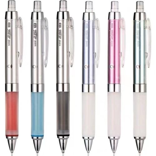 1pcs Japan uni M5-858GG alpha gel Shake Automatic Pencil Mechanical Pencil 0.5mm Lead Rotation 6 colors Available