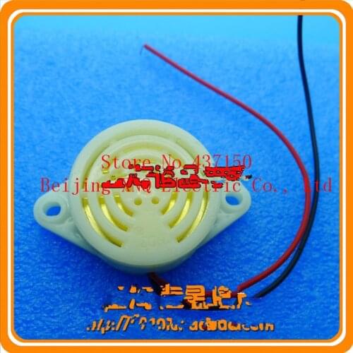 10pcs x Piezoelectric buzzer intermittent sound DC 6V--24V hole distance 36MM