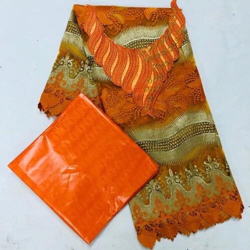 100% Cotton Swiss Cotton Voile Lace Match African Bazin Riche Brode Fabric Riche +Collar Embroidery Brocade Lace Fabric M920-7