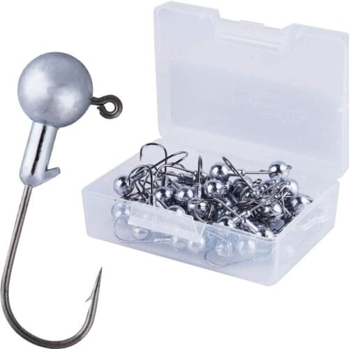 20pcs Jig Head 2g 3.5g 5g 7g 10g 14g Head Hook Jig Fishing Hook Jig Pike Fish Accessories