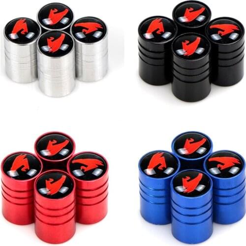 4pcs Multicolor Car tire Valve Core Caps Wheel Valve Stem Cap Dust Cover for TOYOTA Emblems Cover Sticker Exterior Accessories