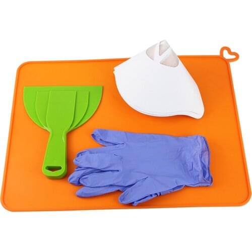 3D Printer Accessories DLP SLA Light Curing 2/4/6 inch Shovel Funnel Silicone Pad Parts Kit Printing Cleaning Tools Accessory