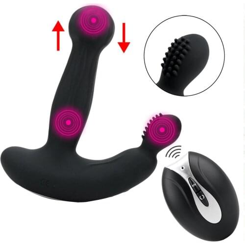 Anal Plug Vibrator Male Prostate Massager Masturbator Adult Products Anus Stimulation Sex Toys for Men Butt Plug Vibrators