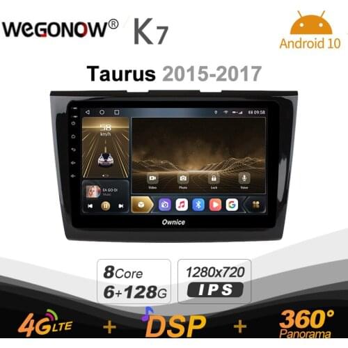 Android 10.0 6G+128G Ownice K7 Car autoradio Multimedia for Ford Taurus 2015 - 2017 radio system unit 360 Panorama 4G LTE SPDIF
