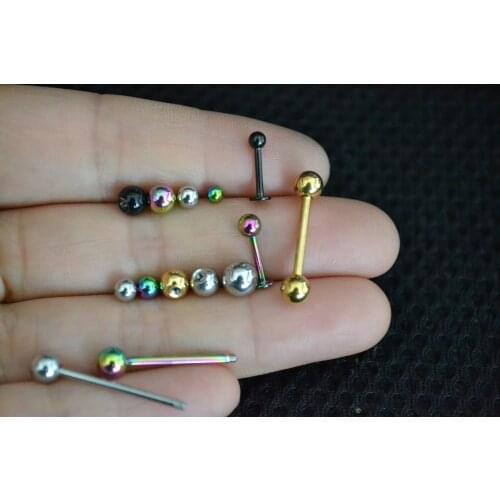 Free shippment 100pcs/lot Stainless Steel Ball Replacement Body piercing jewelry For Eyebrow/Lip/Nose/Tongue/Navel Piercing Ball