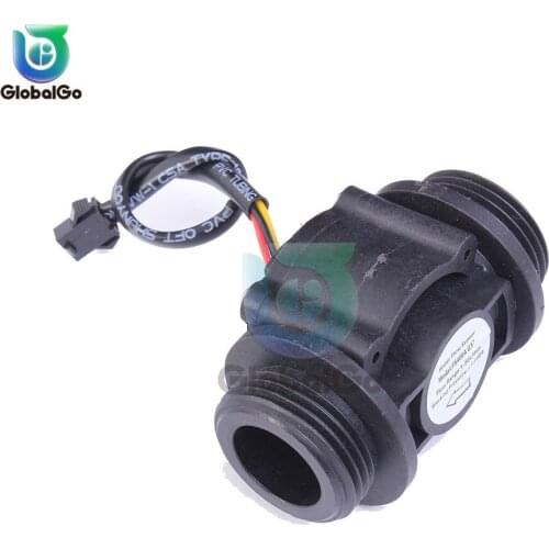 DN25 DC 5-24V Liquid Water Level Sensor Switch Controller 1-60L/min Water Flow Sensor Flowmeter