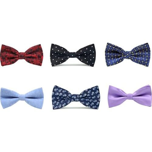 Fashion Classic Two Layer Bowtie For Men High Quality Groom Wedding Party Butterfly Bow Tie Set Male Gift