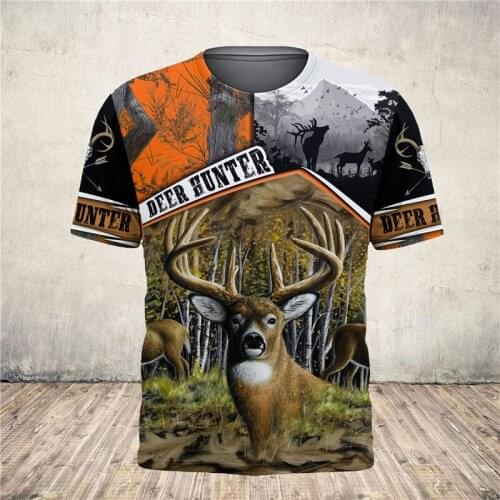 2021 New Arrival Men T Shirt Full Anime Shirt Printing Fashion Short Sleeve Hunting Harajuku Men Tees