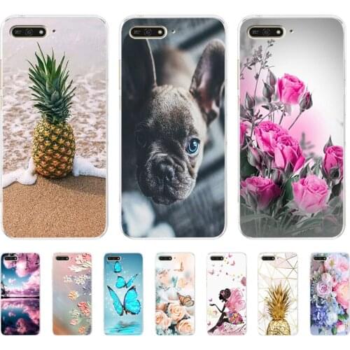 Soft Case For Silicone Back Cover For Cute Phone Cases Cover Bumper for Huawei Honor 7a 7c 5.7 7a Pro 5.7 7x 7s 7a 5.45 y5 2018