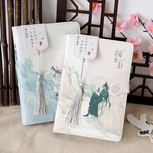 Original Modao peripheral hand ledger ancient style color page illustration female forget envy beautiful tassel notebook