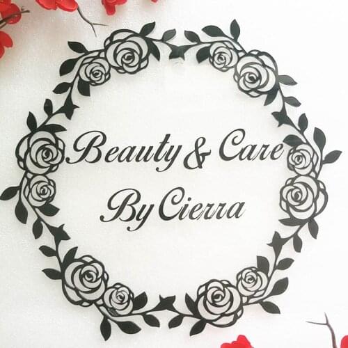 Personalized Door Sign Name Personalized Mirror Acryli Wedding Name Sign Custom Shop Store Logo Party Room Decor Laser Cut