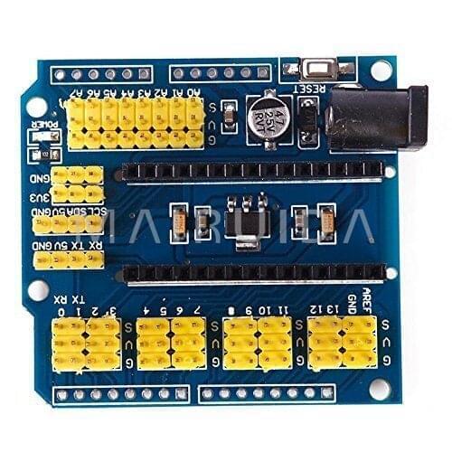 Arduino NANO UNO with the expansion board with yellow pin extension module