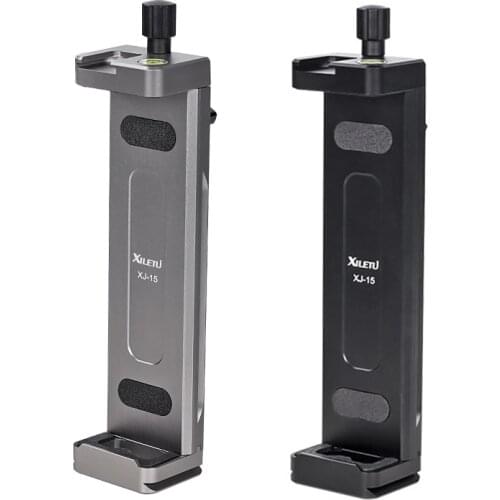 XILETU Universal Aluminum Alloy Tablet Phone Stand Holder Clip Tripod Aluminum Adjustable Bracket for Mobile Phones