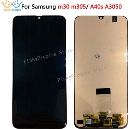 For Samsung Galaxy m30 m305F LCD Display touch Screen Digitizer Assembly For Samsung m305F/DS A40s A3050 lcd