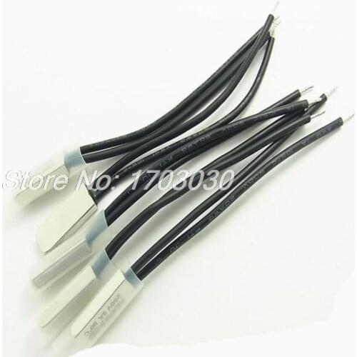 10 PC KSD9700 Metal thermal protector emperature control switch Normally Closed