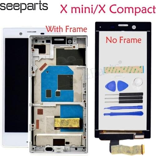100% Tested For Sony Xperia X mini LCD Display With Touch Screen Digitizer Assembly F5321 Replacment For SONY X Compact LCD