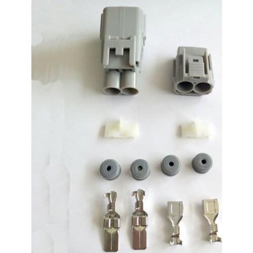 2 Pin Heavy Duty Car Waterproof Connector Male and Female Grey High Current Plug DJ7021-8-11-21 with Terminal