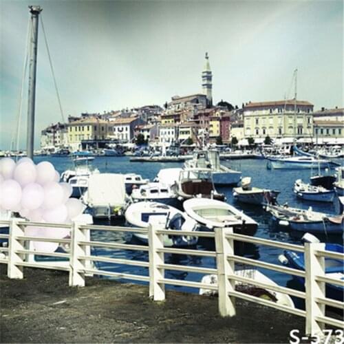 200*300 White Steamship Photography Backgrounds Wedding Sea Side Vinyl Backdrops for Photography Custom Backgrounds Studio