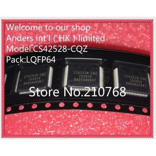 50pcs/lot CS42528-CQZR CS42528-CQZ CS42528-CQ CS42528 IC CODEC S/PDIF RCVR 64LQFP