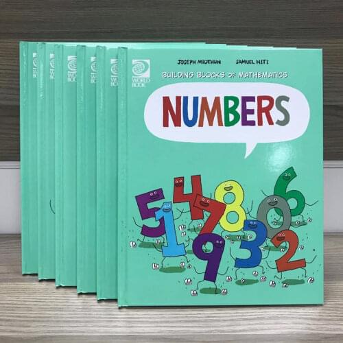 6 Books/Set Building Blocks of Mathematics Learning Maths Collection Book Children Comic Math Enlightenment Books