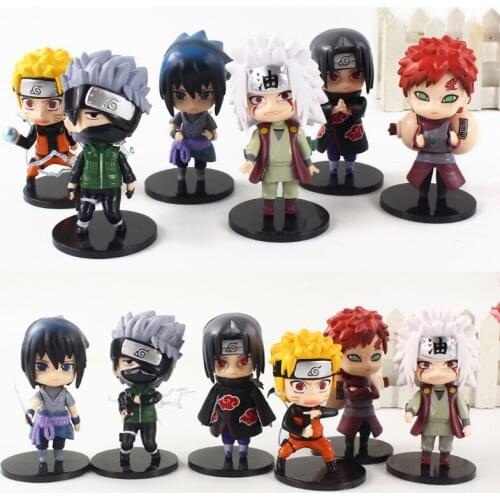 9.5-11cm 6pcs/lot Anime PVC Action Figure Doll Collection Model Toys