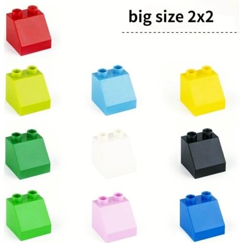 Big size Cant Brick 2x2 10pcs/lotClassic Education Building Blocks Compatible With Large Bricks plastic Toys For Children
