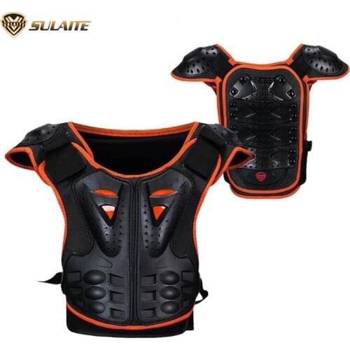 Kids Armor Motocross Protect, Child Skiing Skating Spine Shoulder Chest Guard Mesh cloth fit 4~10 year olds, M- 201