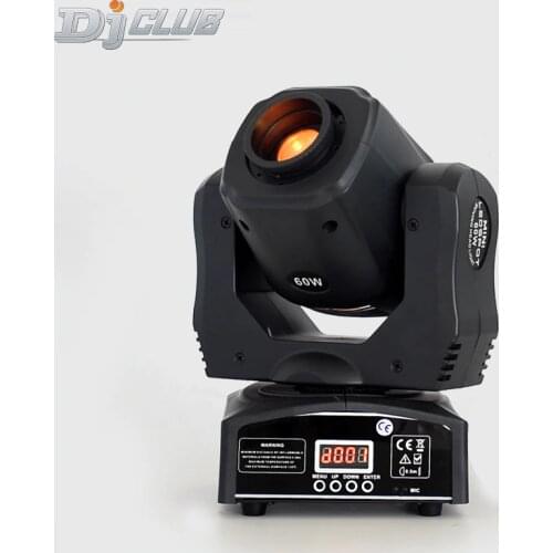 Dj Lighting Mini Moving Head Led Spot 60W Pro Pocket Deco Projector