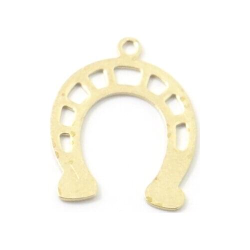 Geometric Symbol Single Hanging Cute Feet Pendant Necklace 15*19.1mm DIY Earring Bracelet Making Fashion Jewelry Accessories