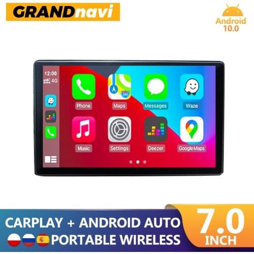 GRNADnavi For Wireless Apple Carplay Android Auto Portable Car Stereo 2din 1din Auto Multimedia Player Autoradio Stereo System