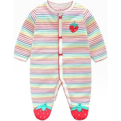 Cotton Baby Rompers Spring Newbron Baby Clothes Cartoon Baby Girl Clothes Winter Baby Boy Clothes Roupas Bebe Infant Jumpsuits