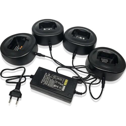 HTN9000 PMLN5196 4 Base Multi Unit Charger for MOTOROLA Radio GP340 GP360 GP640 PRO5150 PR860 GP328 PTX760 HT750 MTX850 GP344