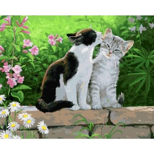 PAINTBOY Framed Pictures DIY Oil Painting By Numbers Painting&Calligraphy Home Decor For Living Room Wall Art GX3251 40X50cm