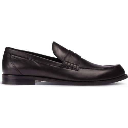 Deery, Genuine Leather Men Black Calfskin Leather Loafers Moccasins Breathable Slip on Flats Male Driving Shoes 2021
