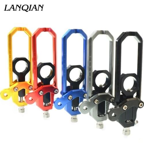 Motorcycle CNC Rear Axle Spindle Chain Adjuster Tensioners Catena For BMW S1000RR 2009-2016 S1000R 2014-2015 HP4 2012-2014