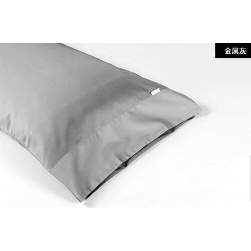 New 1pair Luxury Egyptian Cotton Satin Pillowcase fronha de travesseiro Solid Color Pillow case Cover Hotel Home Drop Shipping