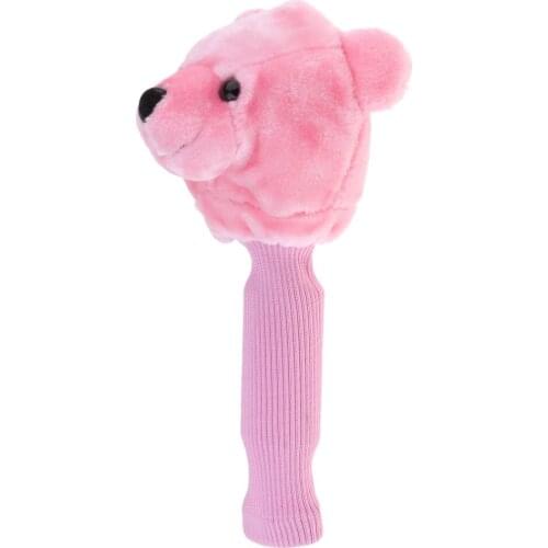 Novelty Bear Golf Fairway Woods Headcover Large Plush No.3 5 Head Cover Animal Golf Hybird Head Protector Golf Accessories
