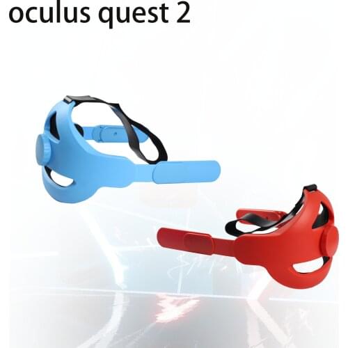 Suitable for Oculus quest 2 controller K6 replacement headband, adjustable VR accessories blue and red