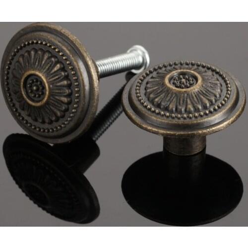 1pc Pull Handles 26*17mm Cabinet Pulls Retro Drawer Knob Wardrobe Pulls Door Furniture Handle Hardware Fittings