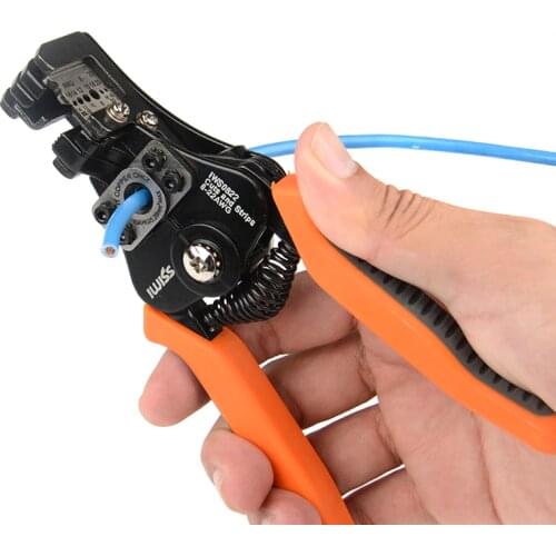 IWISS Manual Stripping Pliers Multi Function Electrician Wire Poking Pliers,Stripping Range 0.35-8.2mm2