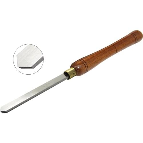 5/8'' Woodturning Tools Spear Scraper Woodworking Turning Tool Straight Spear Point 4341 HSS Blades Wood Lathe Accessories