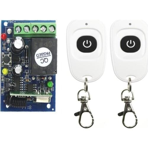 Universal DC12V 10A relay 1Channel RF Wireless Remote Control System ReceiverTransmitter 315/433mhz Lighting