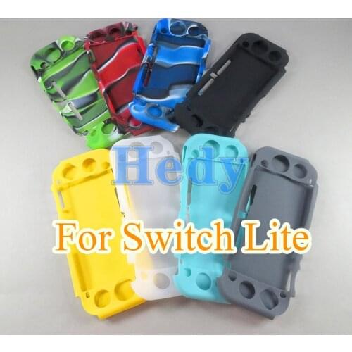 10pcs For Nintend Switch Lite NS Controller Camouflage Case Protector Shell Protection Silicone Soft Host Protective Skin Cover