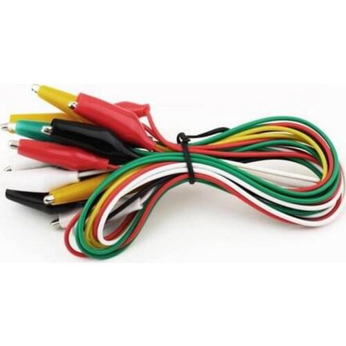 20pcs Double-ended Crocodile Alligator Clips Wire Lead