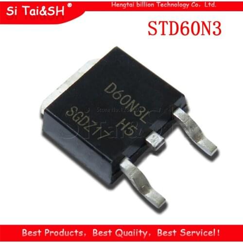 10pcs STD60N3LH5 TO-252 60N3L STD60N3 TO252 new original
