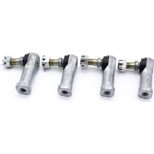 2 Pair Tie Rod End Kit Replacement Accessory Fits For Honda Trx300 Fourtrax 300 1988-1996 Beach Buggy Ball Head-Silver