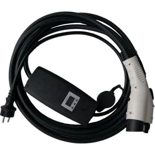 2 pin evse j1772 schuko ev charging gun for ev car charger stations