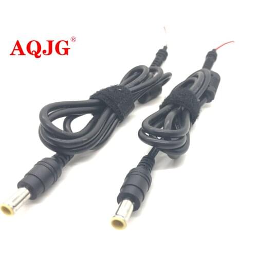 2pcs DC 6.5 x 4.4 6.0*4.4mm Power Supply Plug Connector With 1.2meter Cord / Cable for Sony Vaio Laptop Adapter Charger